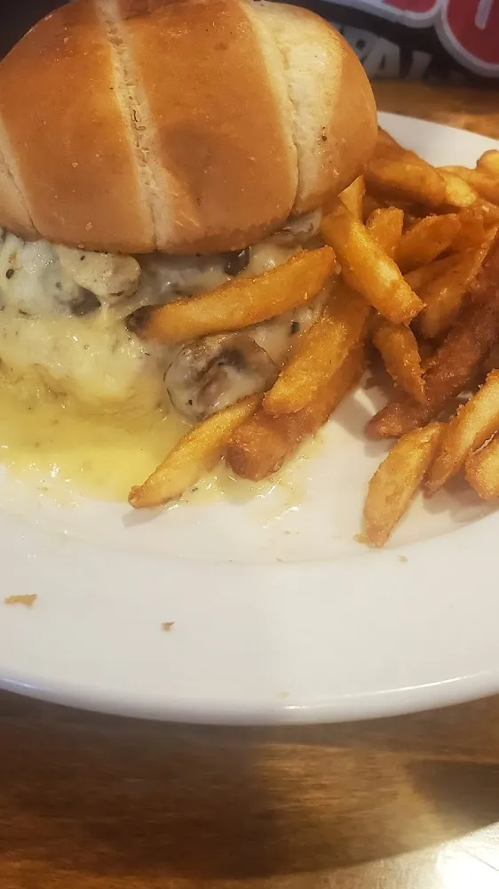 Mushroom Swiss Burger
