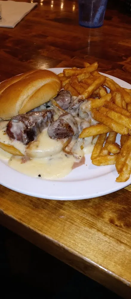 Mushroom Swiss with Steak Tips